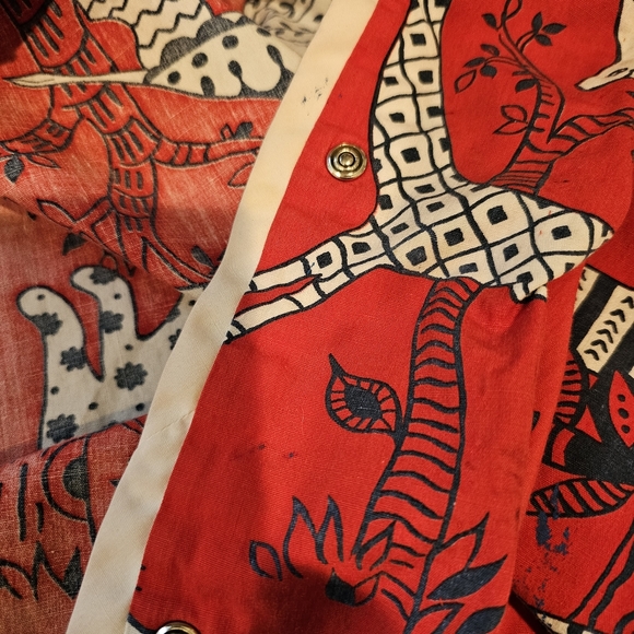 Vintage Button-Down Housedress, Robe, Dressing Gown, Smock - Picture 14 of 15